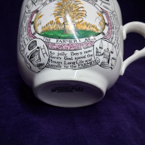Antique Adams Of England Breakfast Cup Mug And Saucer Warranted Staffordshire - Picture 7 of 16
